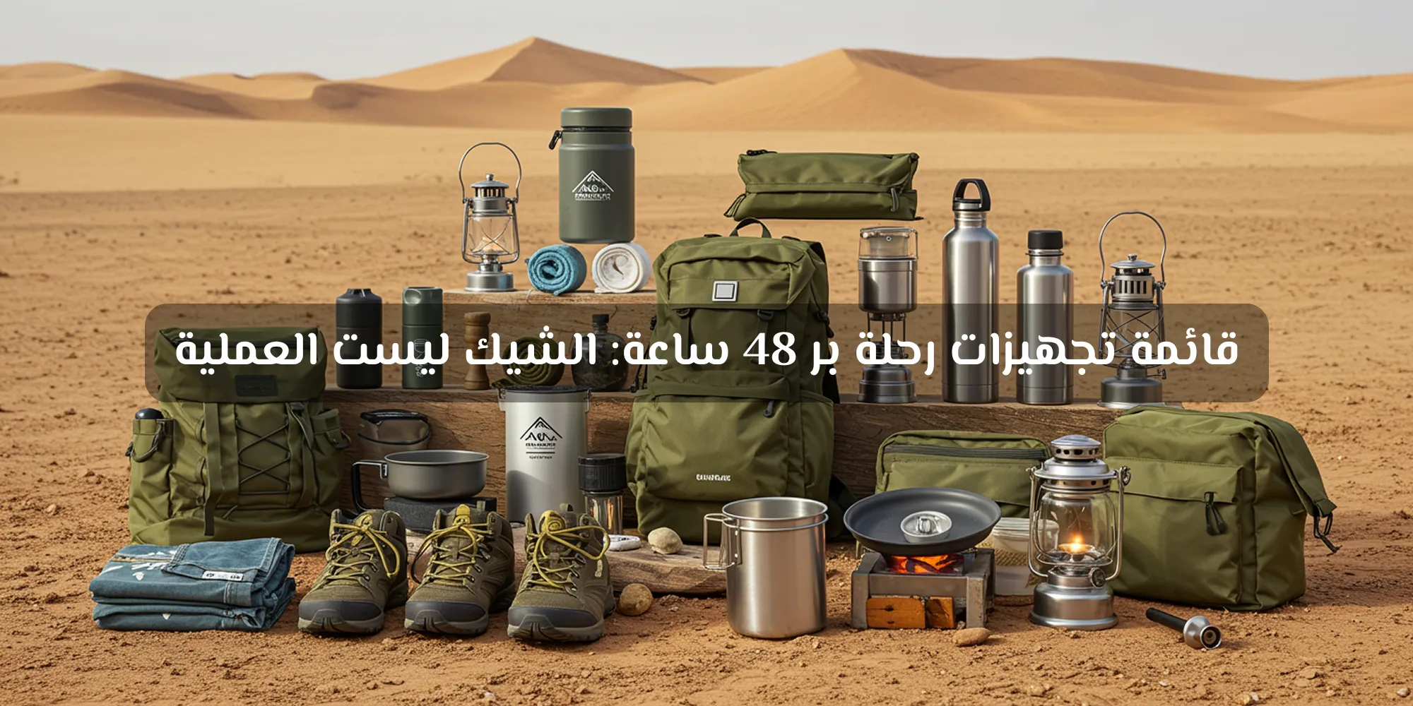 قائمة تجهيزات التخييم