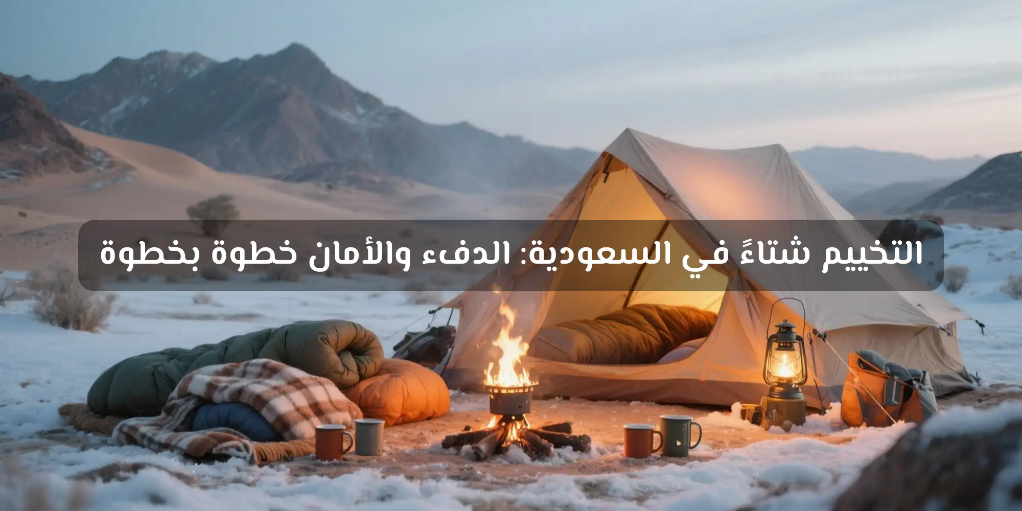 التخييم في الشتاء