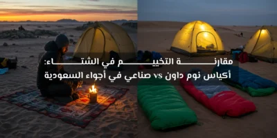 التخييم في الشتاء